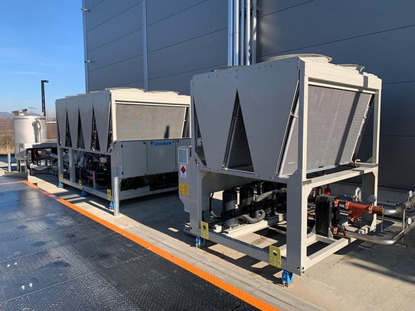 Chillers rooftop