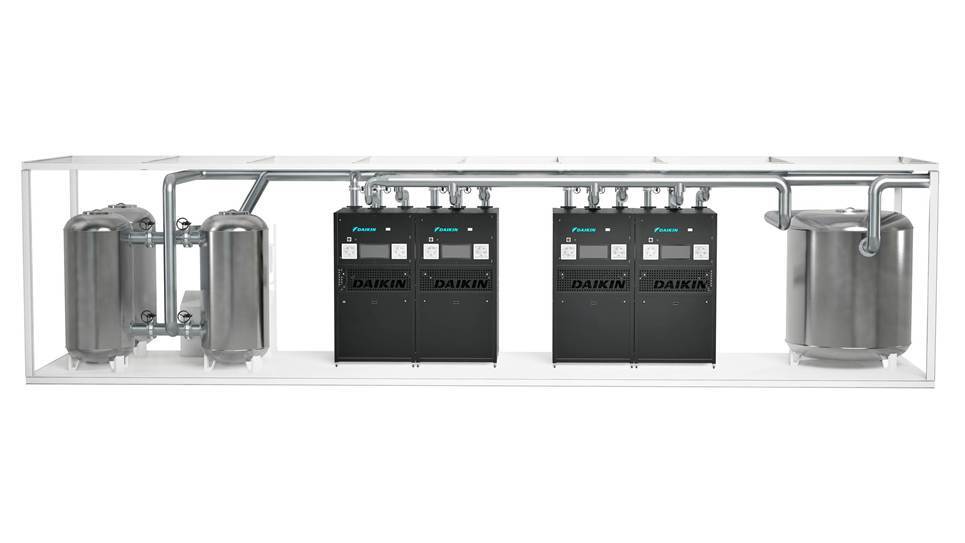 Configurazione skid della CDU